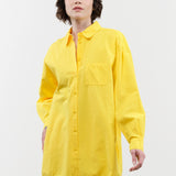 Jesse Kamm Apparel Womens Blouses Painter Shirt in Primary Yellow Primary Yellow / XS/S
