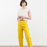Jesse Kamm Apparel Womens Pants Patchfront Handy Pant in Primary Yellow