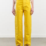 Jesse Kamm Apparel Womens Pants Patchfront Handy Pant in Primary Yellow