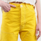 Jesse Kamm Apparel Womens Pants Patchfront Handy Pant in Primary Yellow