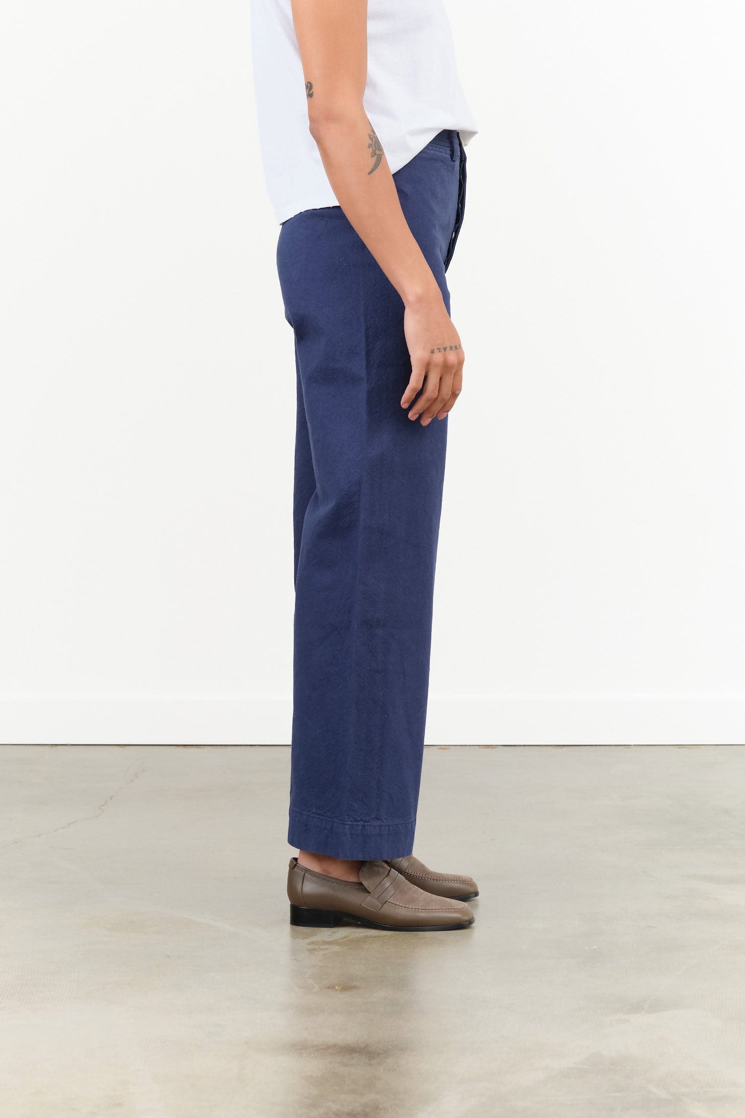 Jesse Kamm Apparel Womens Pants Sailor Pant in Bill Cunningham Blue