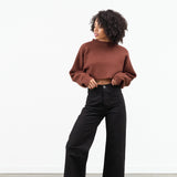 Jesse Kamm Apparel Womens Pants Sailor Pant in Black Black / 0