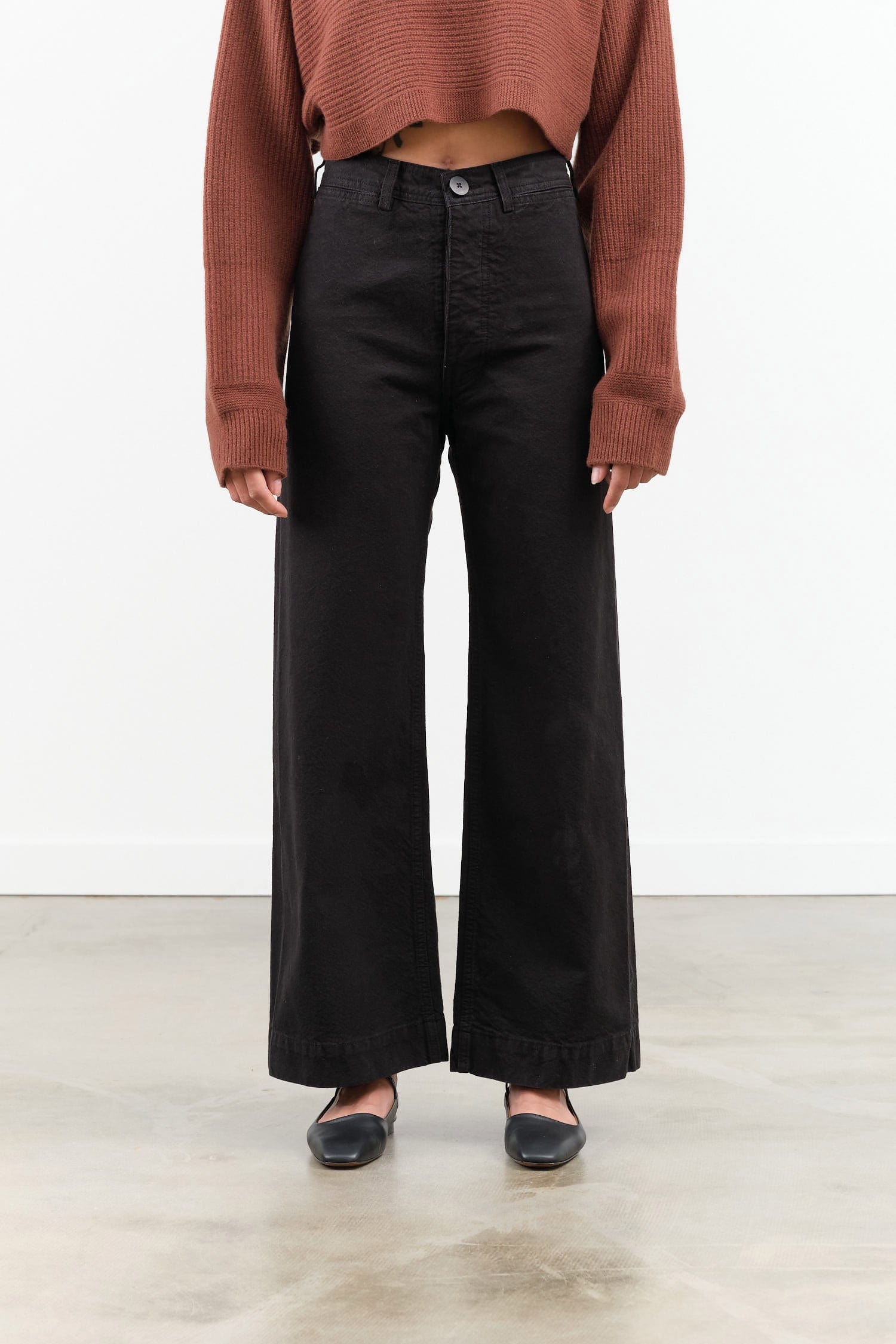 Jesse Kamm Apparel Womens Pants Sailor Pant in Black