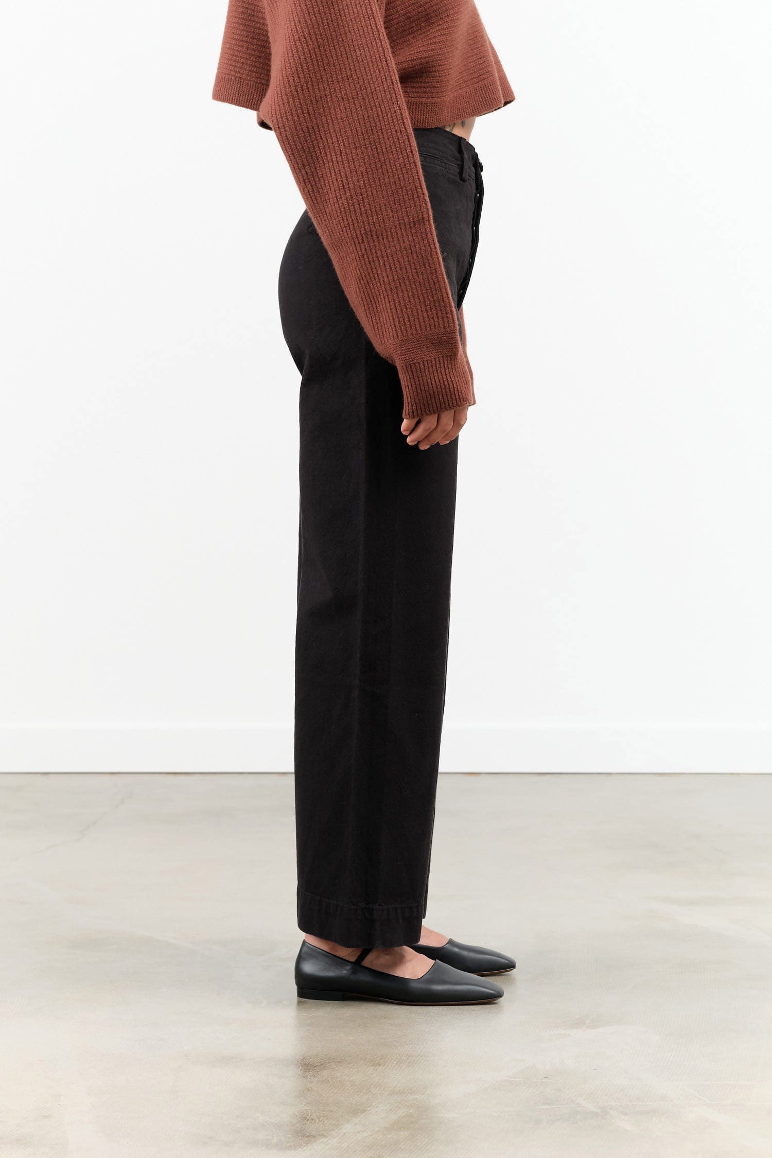 Jesse Kamm Apparel Womens Pants Sailor Pant in Black