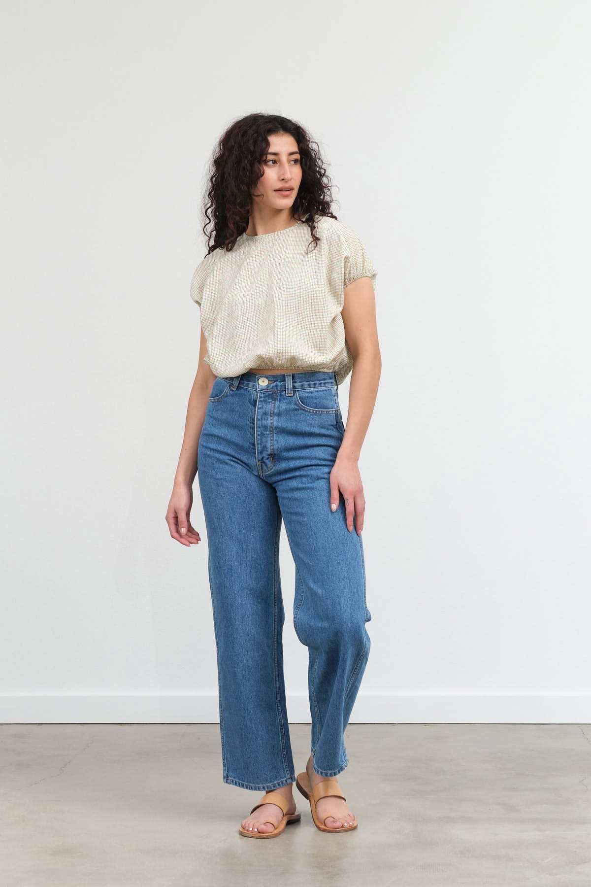 Jesse Kamm Apparel Womens Denim The 225 in Cowboy Blue Denim Cowboy Blue / 0