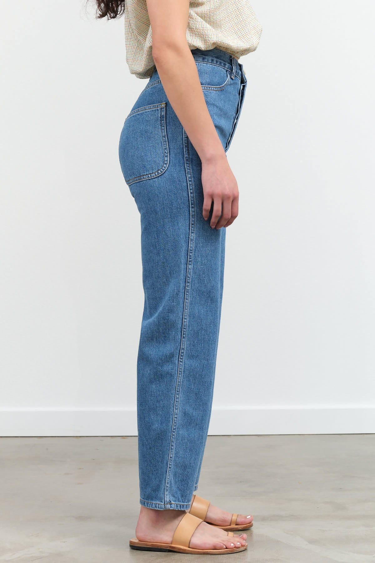 Jesse Kamm Apparel Womens Denim The 225 in Cowboy Blue Denim