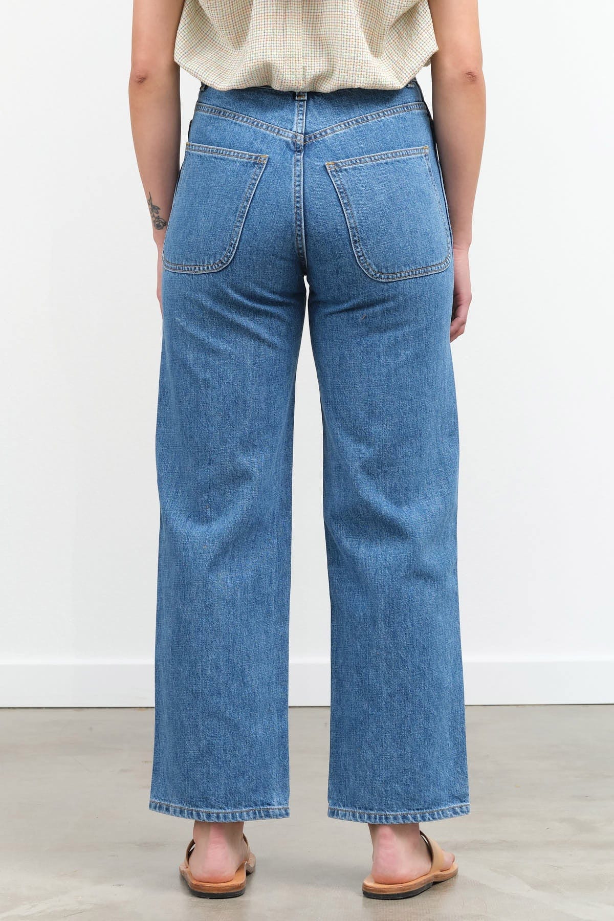 Jesse Kamm Apparel Womens Denim The 225 in Cowboy Blue Denim