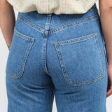 Jesse Kamm Apparel Womens Denim The 225 in Cowboy Blue Denim