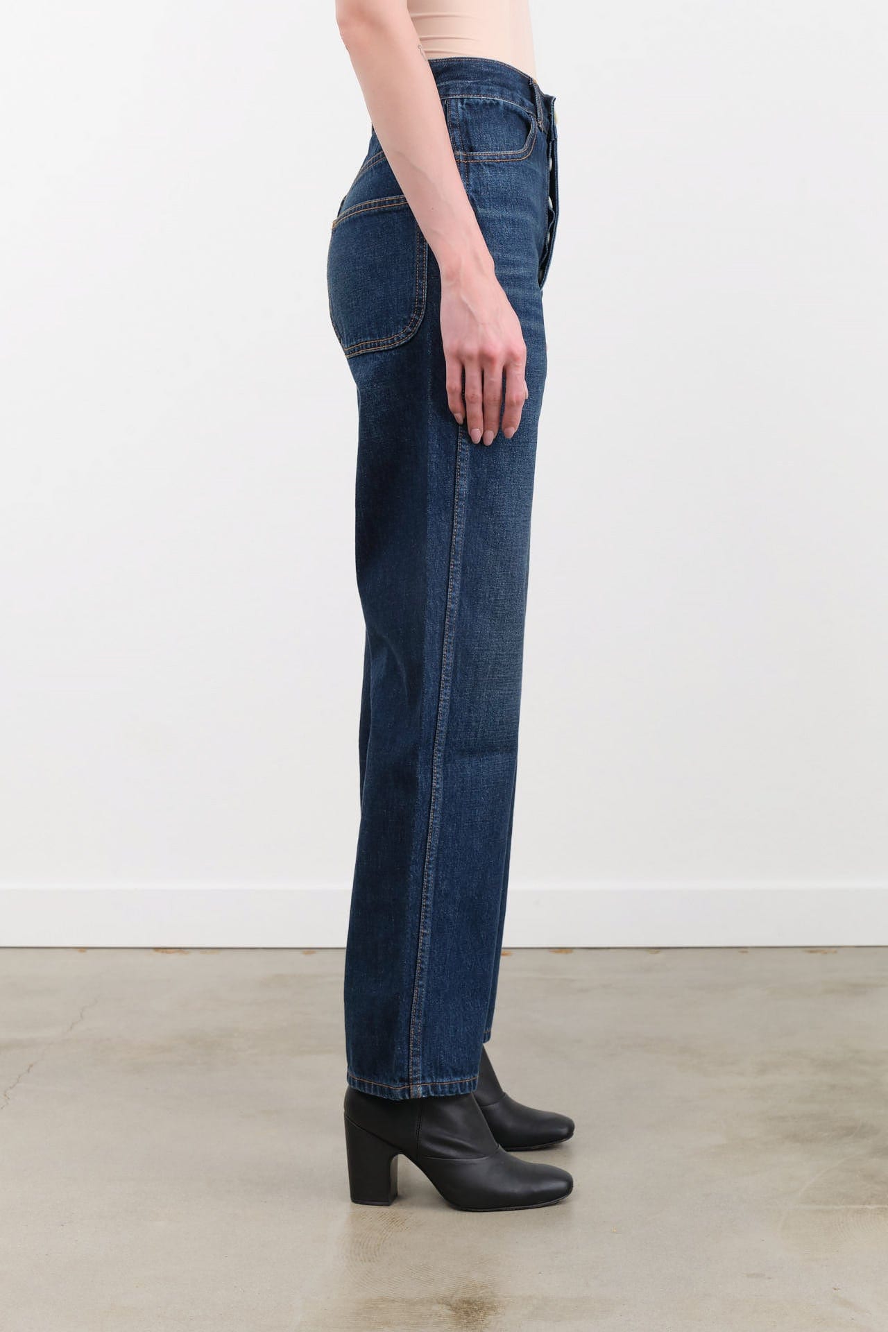Jesse Kamm Apparel Womens Denim The 225 in Medium Roast