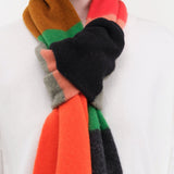 Jo Gordon Accessories Scarves Brushed Colourblock Scarf in Bright Bright / One Size