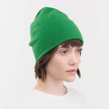 Jo Gordon Accessories Hats Felted Fine Knit Hat in Pagoda Pagoda / One Size
