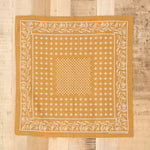 Kamawanu Accessories Bandanas Japanese Classic Pattern Bandana Inaho Rice Brown / 20.5" X 20.5"