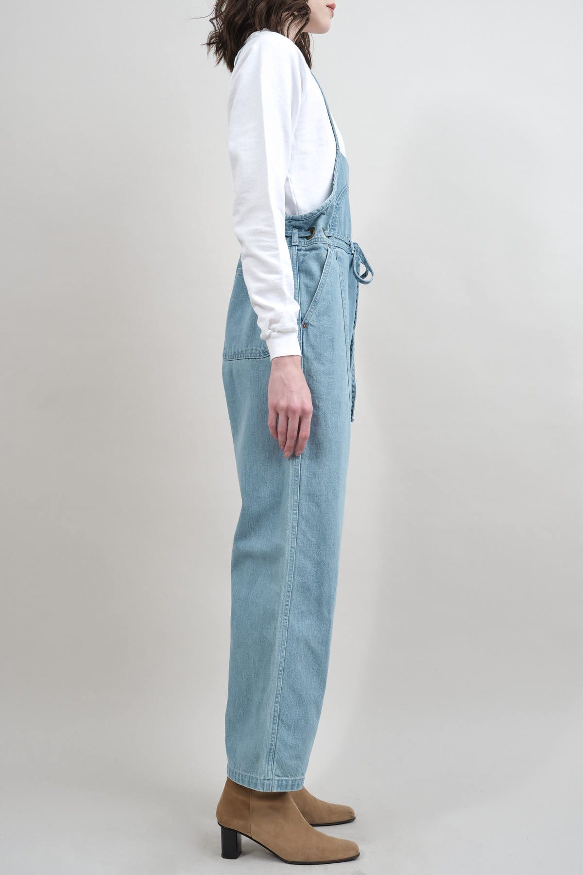 light denim jumpsuit kapital