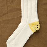 Kapital 56 Yarns One Size Happy Heel Sock in White