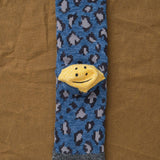 Kapital Accessories Socks and Tights 84 Yarns RAINBOWY HAPPY HEEL Leopard Socks Blue