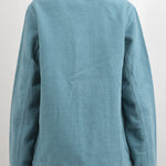 Bright Turquoise Collard Hospital Jacket by Kapital 