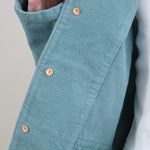 Napped Heat-Corduroy Jacket with button detailing 