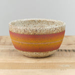 Kat and Roger Home Kitchen Serving Large Deep Serving Bowl Warm Stripes
