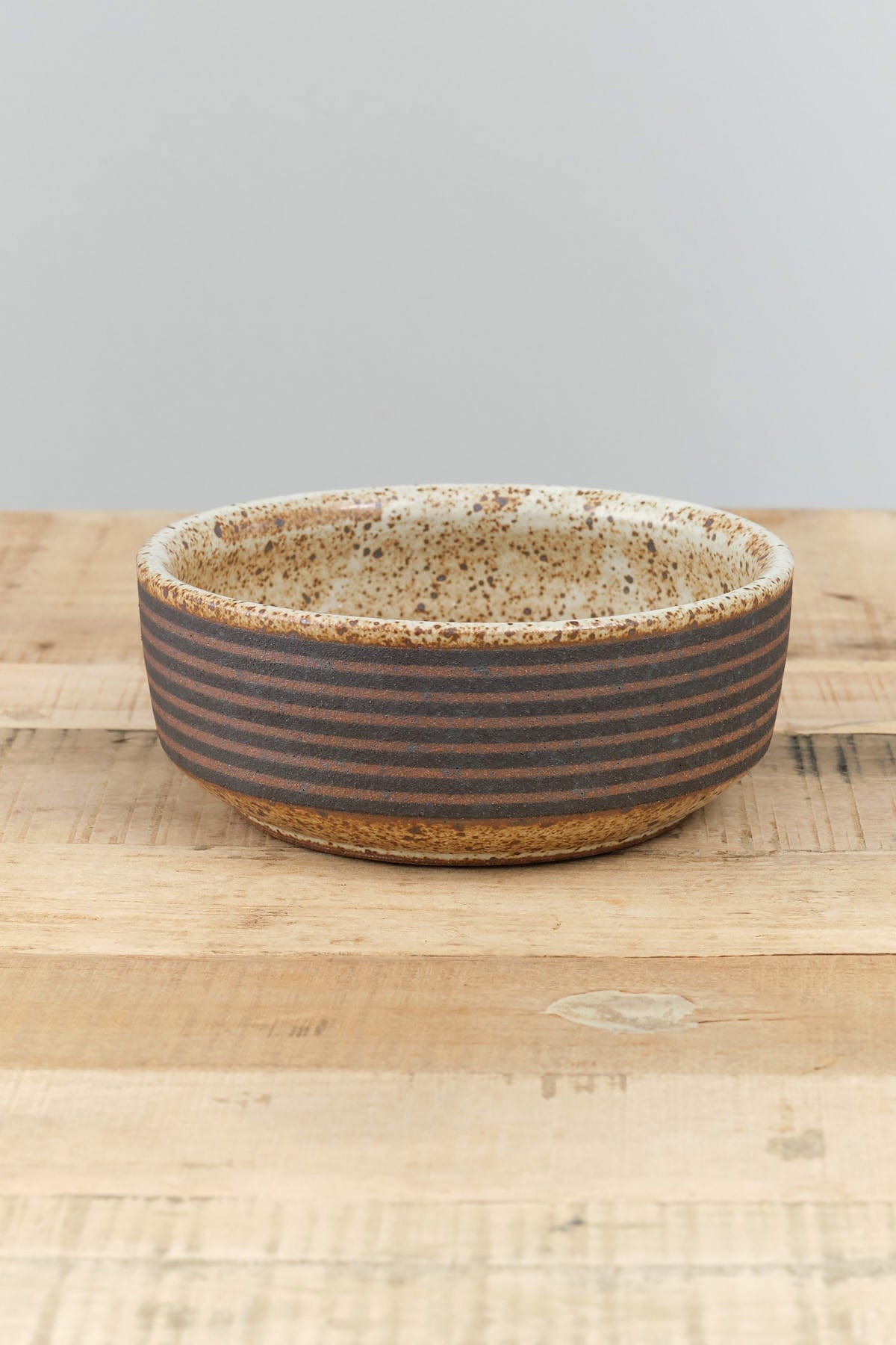 Kat and Roger Home Kitchen Serving Side Serving Bowl Black and White Stripes