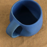 Kati Von Lehman Home CoffeeTea 8 oz Coffee Mug in Blue Matte Blue / 8 oz