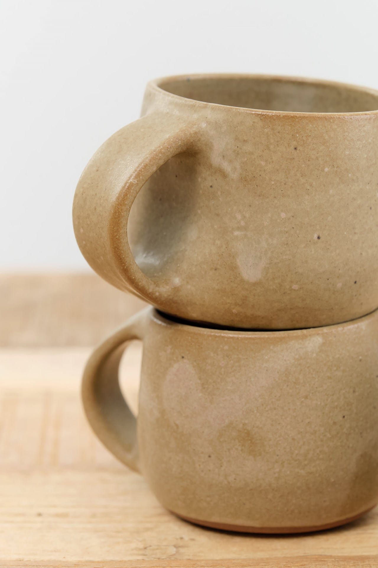 Kati Von Lehman Home CoffeeTea 8 oz Coffee Mug in Taupe Taupe / 8 oz