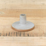 Kati Von Lehman Home Candle Holders Candlestick Holder Eggshell / 2.5" H X 4" Dia