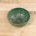 Kati Von Lehman Home Kitchen Serving Fruit Colander Emerald