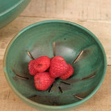 Kati Von Lehman Home Kitchen Serving Fruit Colander Emerald