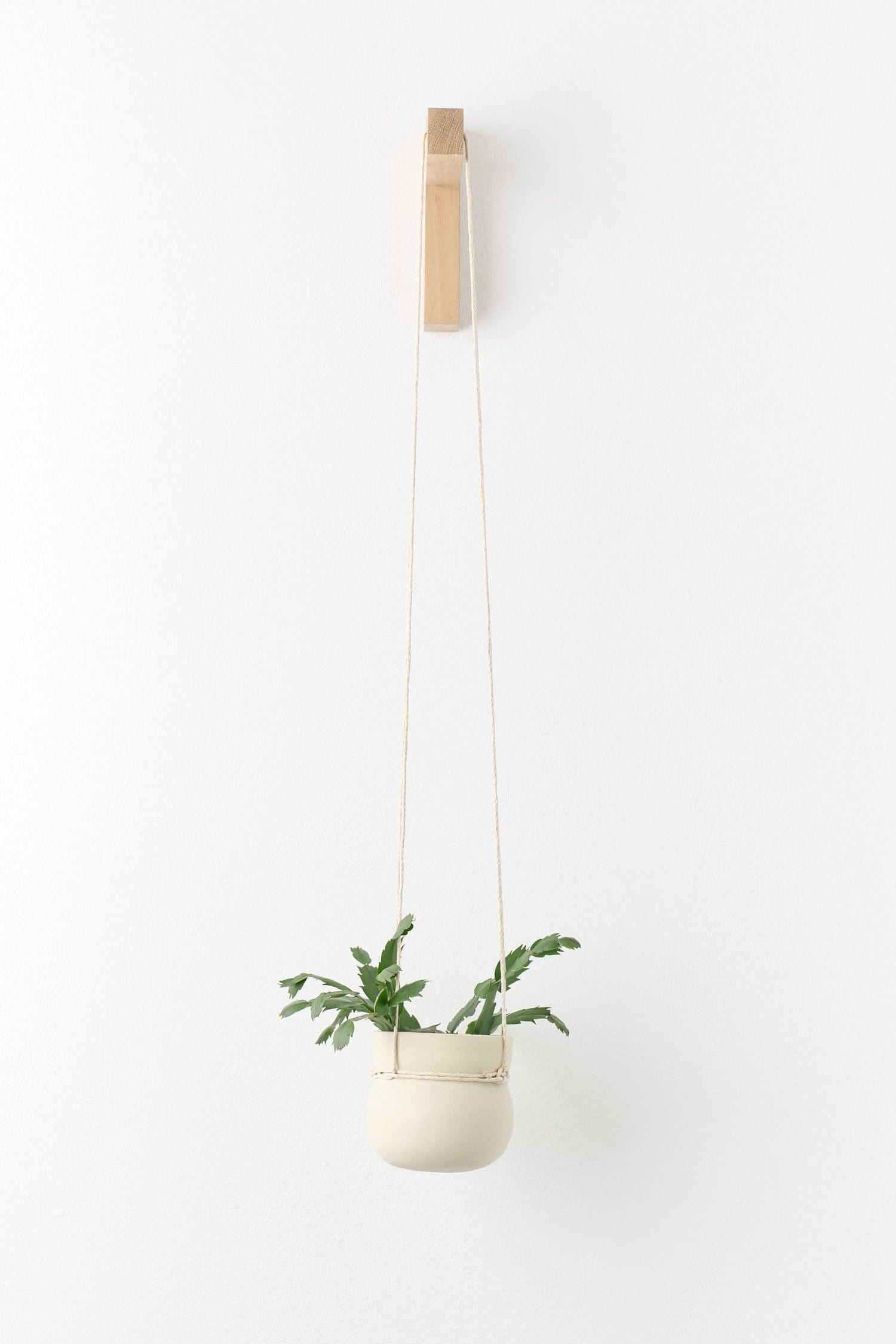 hanging planter ceramic Kati Von Lehman Hanging Cinched Planter – Cedar & Hyde Mercantile