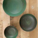 Kati Von Lehman Home Kitchen Serving Nesting Kitchen Bowls in Emerald Emerald / Set of 3