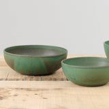 Kati Von Lehman Home Kitchen Serving Nesting Kitchen Bowls in Emerald Emerald / Set of 3