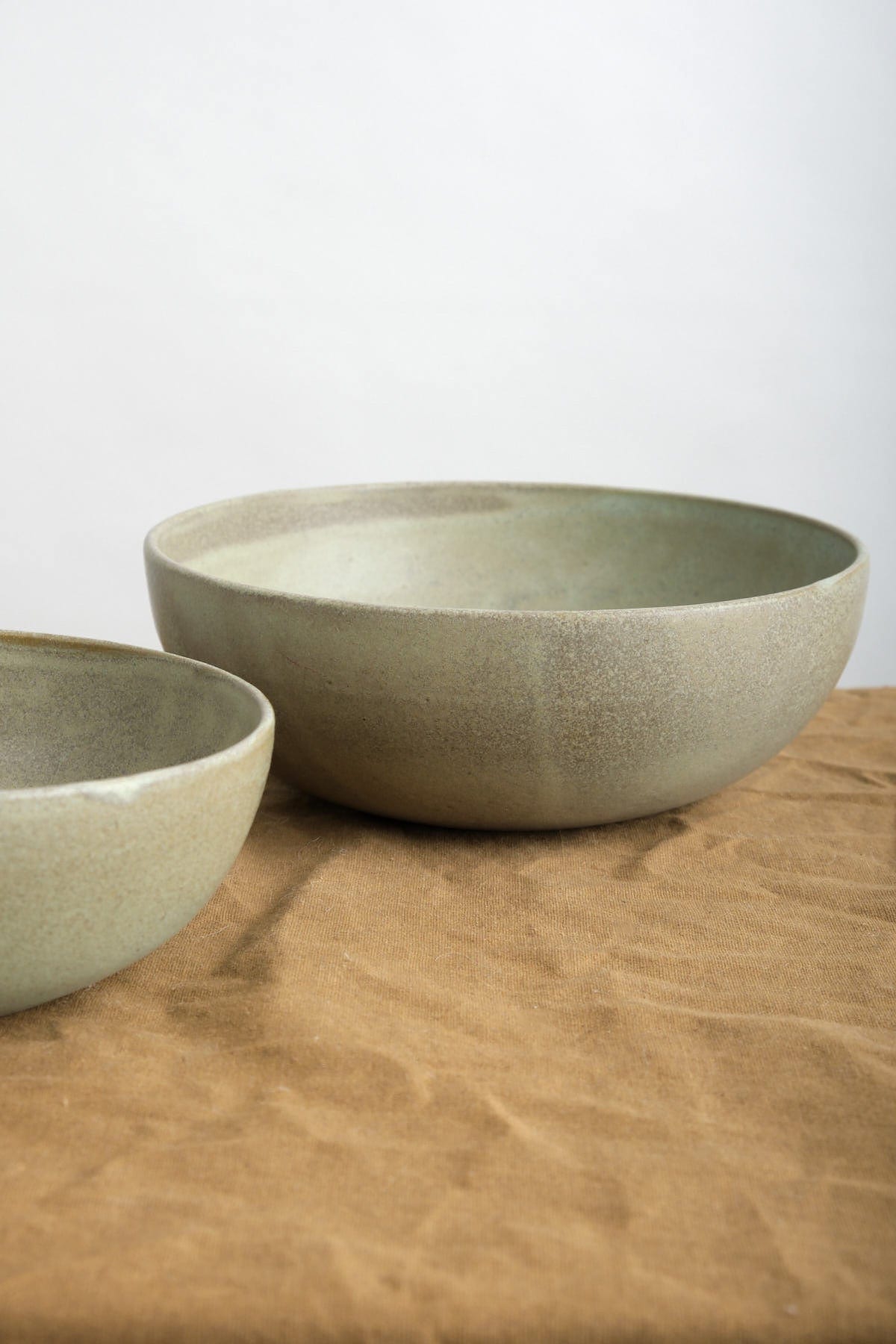 Large Jade Kitchen Bowl in Nesting Bowl Set