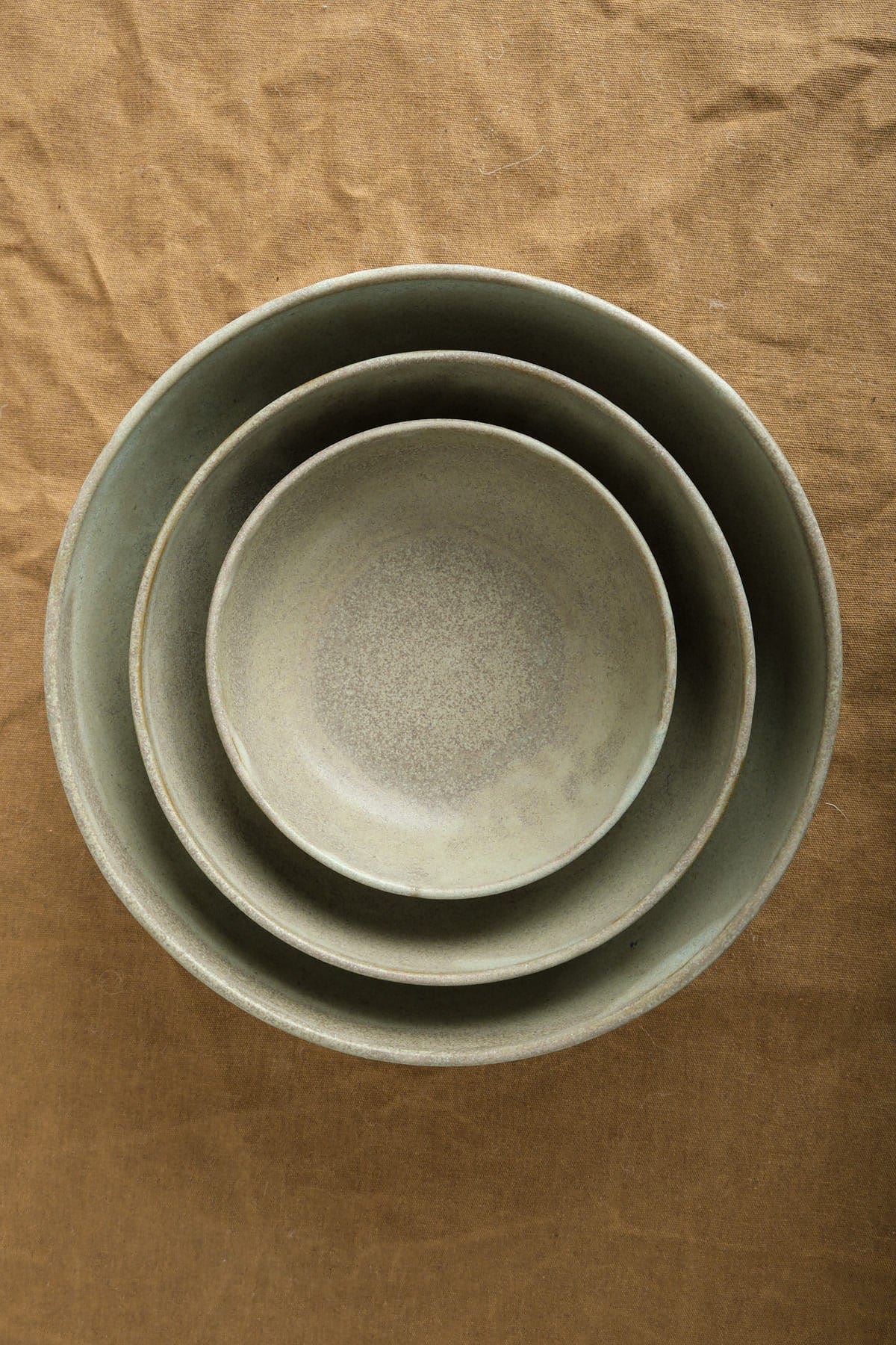 Kati Von Lehman Nesting Bowl Kitchen Set Nested perfectly in one another for storage