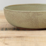 Kati Von Lehman Home Kitchen Dishware Shallow Ramen Bowl in Jade Jade / 7.5" Dia X 2.5" H
