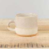 Kati Von Lehman Home CoffeeTea Stoneware Coffee Mug in Shino Shino / 3" H X 3.5" Dia