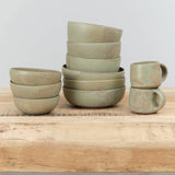 Kati Von Lehman Home Kitchen Dishware Tall Ramen Bowl in Jade Jade / 6" Dia X 3.5" H