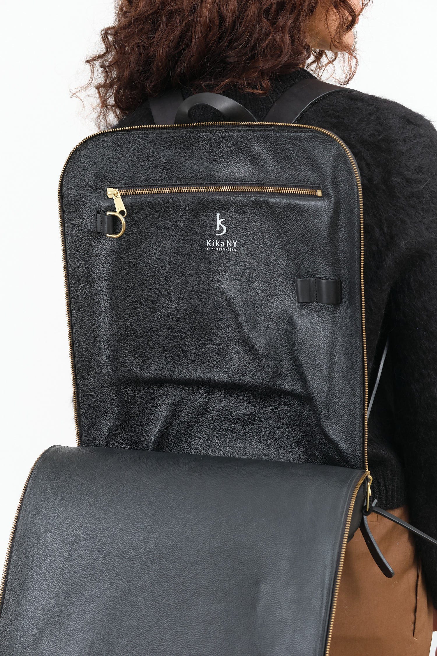 KikaNY Accessories Bags Butterfly Backpack in Black Black / 16"L X 13" X W 3” D