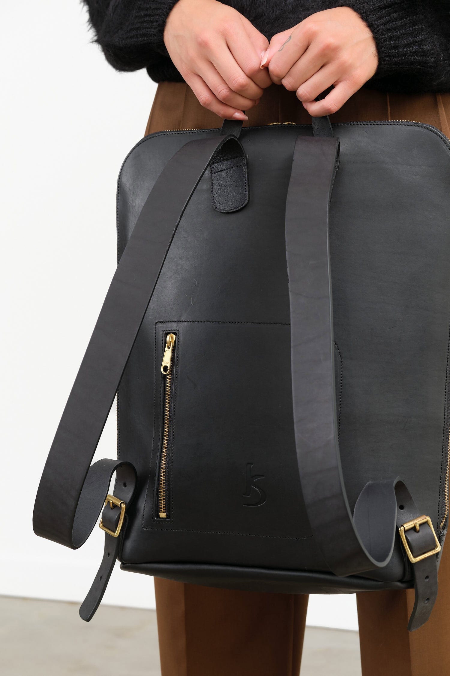 KikaNY Accessories Bags Butterfly Backpack in Black Black / 16"L X 13" X W 3” D
