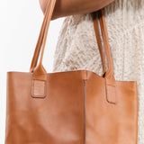 KikaNY Accessories Bags Daily Bag Tan / 15" L X 12.5" W X 4" D