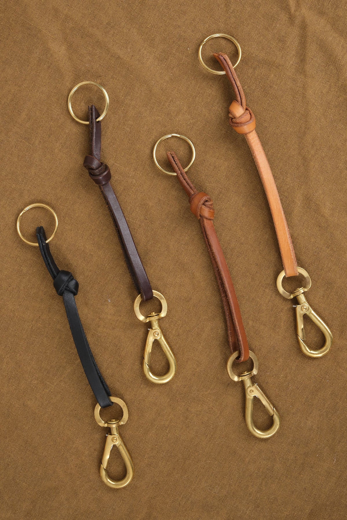 KikaNY | Knot Keychain | Leather | Walnut - Cedar & Hyde Mercantile