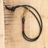 KikaNY Accessories Keychains Braided Necklace Keychain Black / 19" L