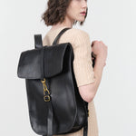 KikaNY Accessories Bags Postal Backpack #1 in Black Black / 17" L x 12" W x 4” D