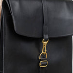 KikaNY Accessories Bags Postal Backpack #1 in Black Black / 17" L x 12" W x 4” D
