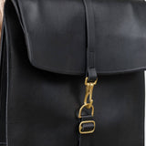 KikaNY Accessories Bags Postal Backpack #1 in Black Black / 17" L x 12" W x 4” D