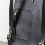 KikaNY Accessories Bags Postal Backpack #1 in Black Black / 17" L x 12" W x 4” D