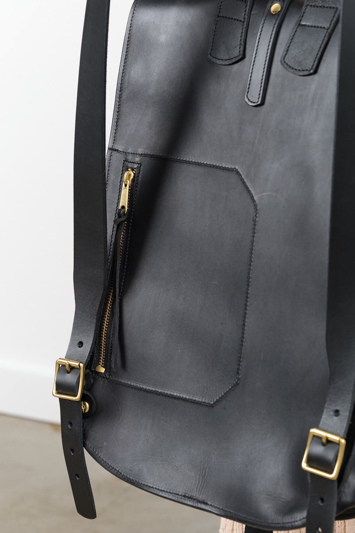 KikaNY Accessories Bags Postal Backpack #1 in Black Black / 17" L x 12" W x 4” D