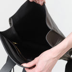 KikaNY Accessories Bags Postal Backpack #1 in Black Black / 17" L x 12" W x 4” D