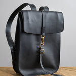 KikaNY Accessories Bags Postal Backpack #1 in Black Black / 17" L x 12" W x 4” D