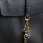 KikaNY Accessories Bags Postal Backpack #1 in Black Black / 17" L x 12" W x 4” D