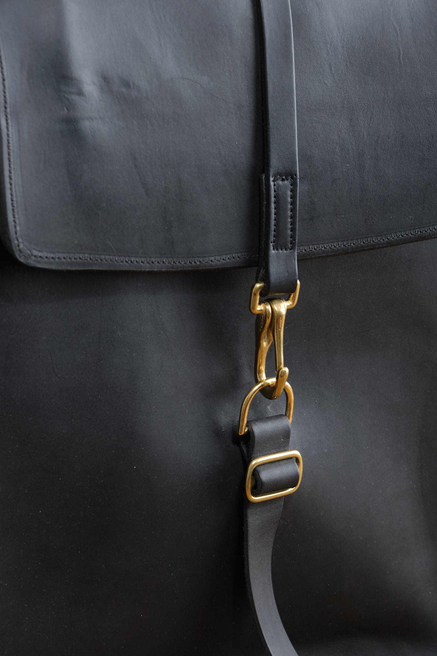 KikaNY Accessories Bags Postal Backpack #1 in Black Black / 17" L x 12" W x 4” D